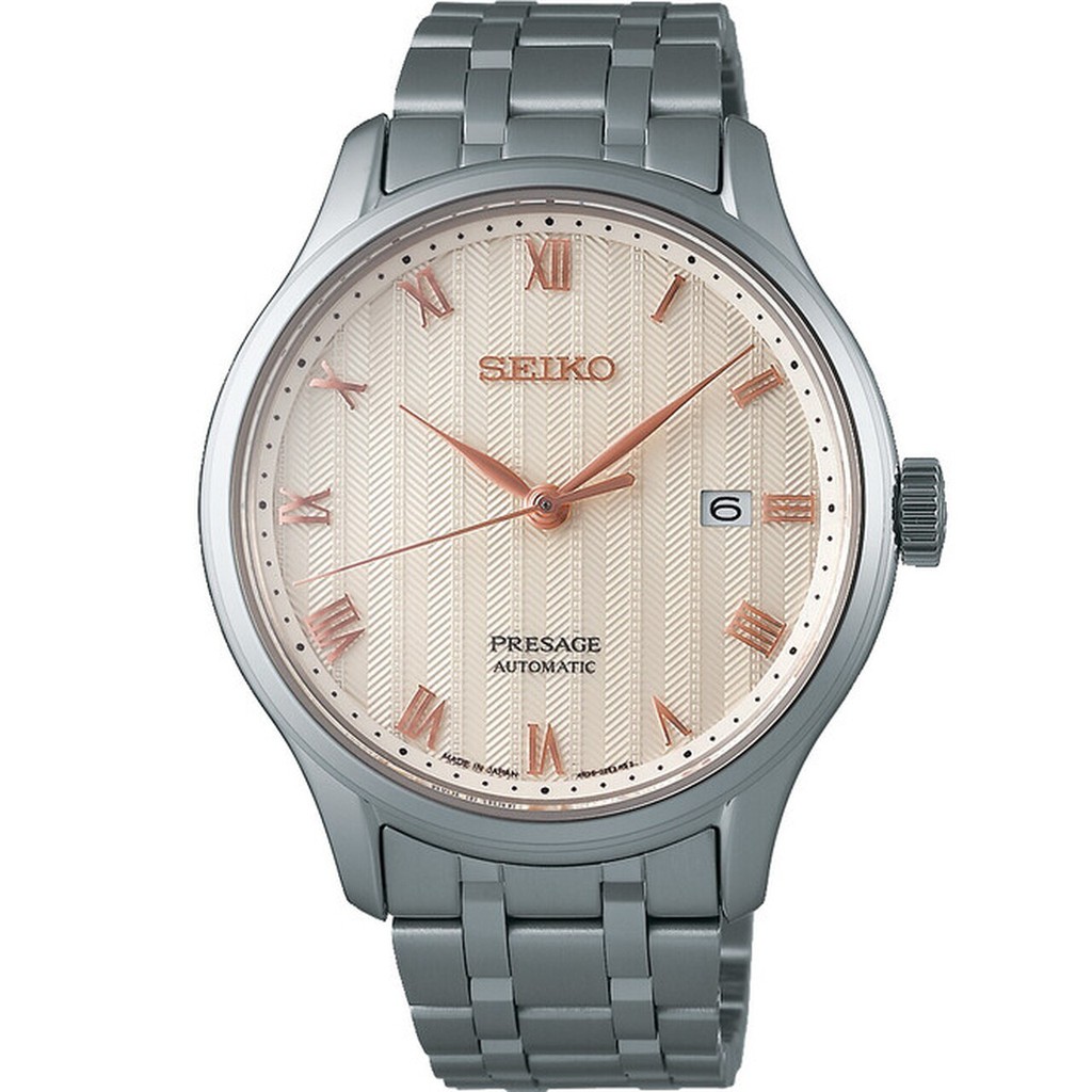 Karnvera Shop นาฬิกาข้อมือผู้ชาย Seiko Men Presage Automatic Watch SRPF45J1 (Made in Japan)