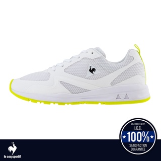 le coq sportif รองเท้าสนีกเกอร์ รุ่น LCS R840 สีขาว-เหลือง (UNISEX) รองเท้าผ้าใบแฟชั่น รองเท้าลำลอง รองเท้าสีขาว