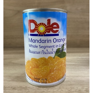 ส้มแมนดาริน ในน้ำเชื่อม ตราโดล Dole Mandarin Orange ขนาด 425 กรัม ส้มกระป๋อง หมดอายุ 26/11/2023