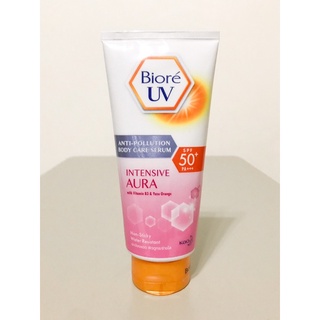 Biore UV Anti-pollution Body Care Serum Intensive Aura SPF50+ PA+++ 150 ml บิโอเร ยูวี บอดี้ แคร์ เซรั่ม อินเทนซีฟ ออร่า