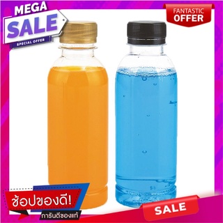 เอโร่ ขวดกลม PET ฝาทอง/ดำ 270 มล. แพ็ค 40 ขวดaro Bottle Round Pet 270 ml x 40 pcs