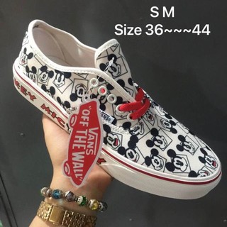 รองเท้าผ้าใบ 🔥Sale👟รองเท้าผ้าใบ  Mickey Mouse (Size 36-44)