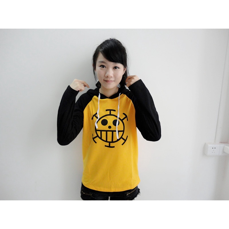 เสื้อแจ็กเก็ตกันหนาว แขนยาว มีฮู้ด ลายการ์ตูนอนิเมะ One Piece Trafalgar Law สําหรับแต่งคอสเพลย์ - รูปที่ 5