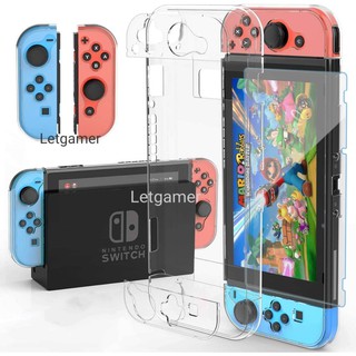 ใส่ Dock ง่าย เคสใส สำหรับ Nintendo Switch Case แบบบาง  กันกระแทก