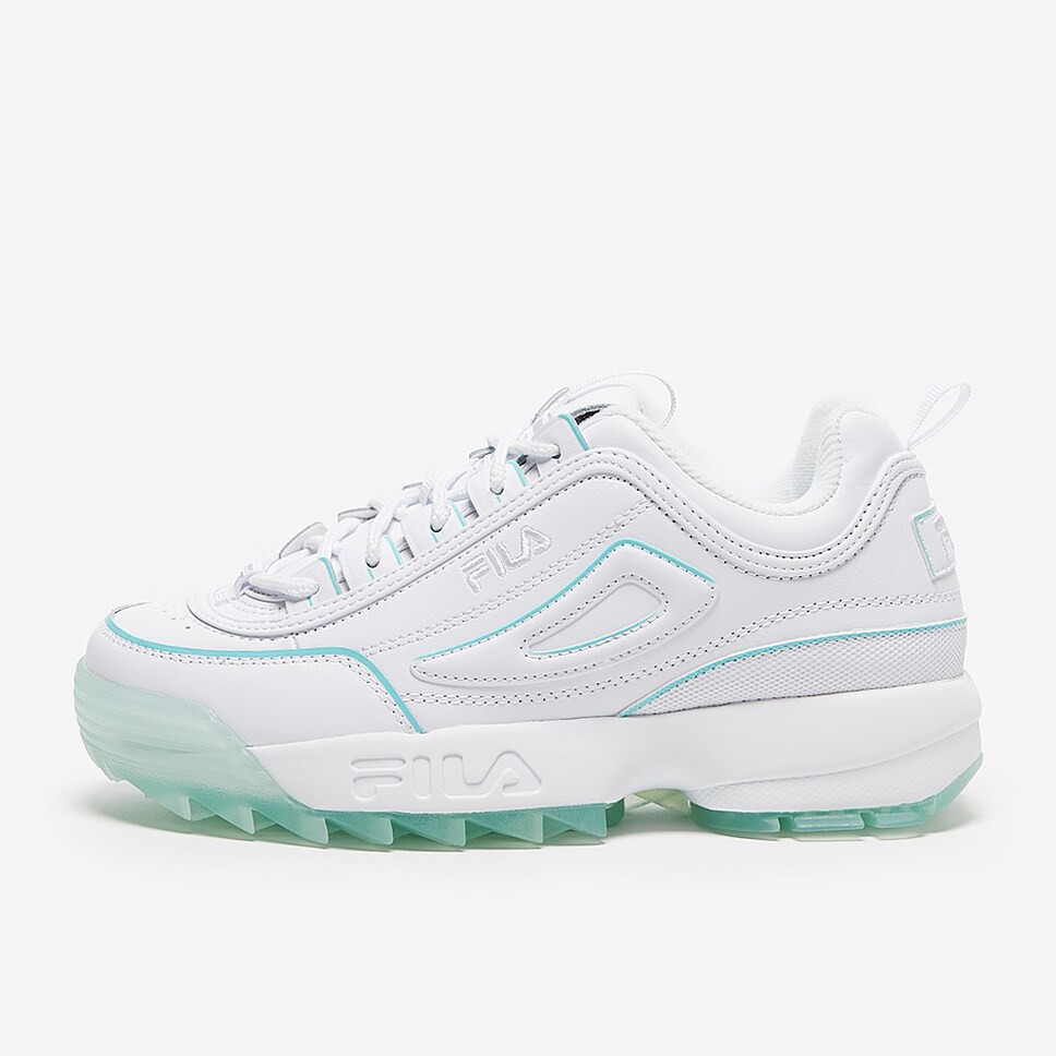 Fila Disruptor II ICE - White/Crystal Sea รองเท้า ฟิล่า ผู้หญิง