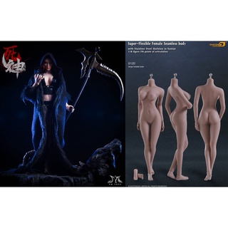 พร้อมส่งทั้งตัว งานแบช YMTOYS YMT012 1/6 A God of Death Girl + PHICEN S12D Body Stainless (Large bust, Suntan)