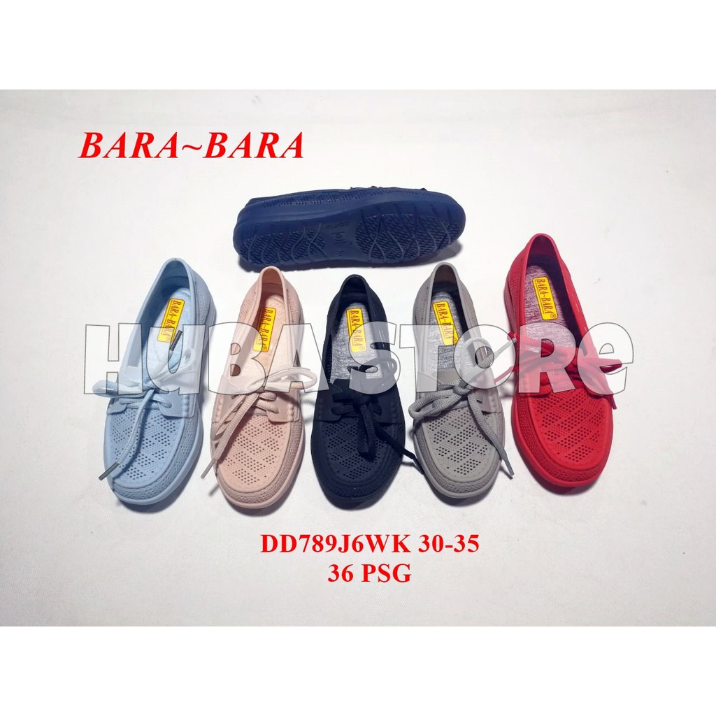 รองเท้าเยลลี่ผู้หญิงนําเข้ารองเท้าผ้าใบแบนสําหรับผู้หญิง DD789ELS