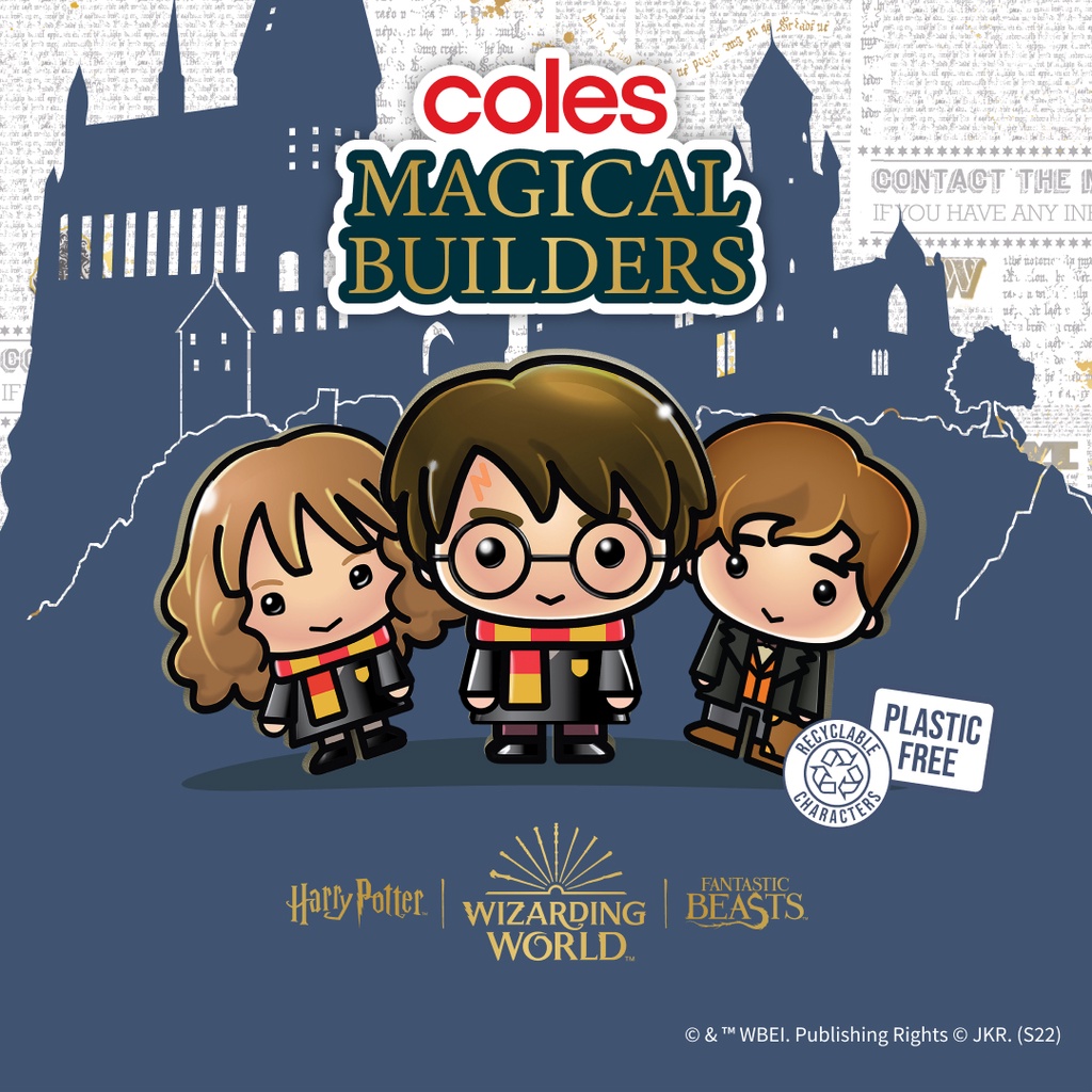 coles_MAGICAL BUILDERS - Wizarding World, Harry Potter and Fantastic Beasts