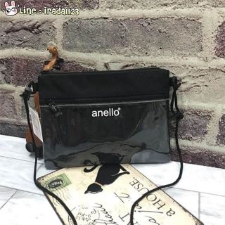 Anello Clear Vinyl Square Sling Bag ของแท้ ราคาถูก