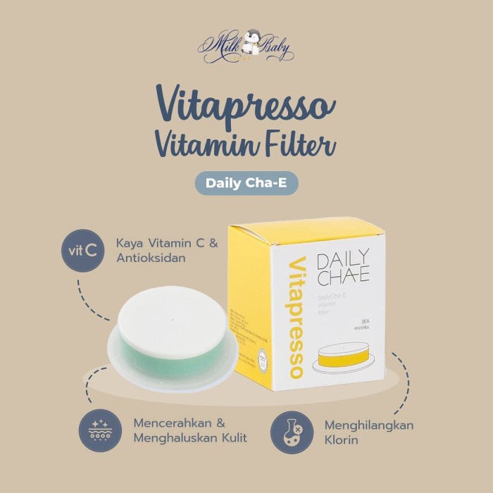 Daily ChaE Vitapresso Vitamin Filter Capsule บรรจุ 3 ชิ้น
