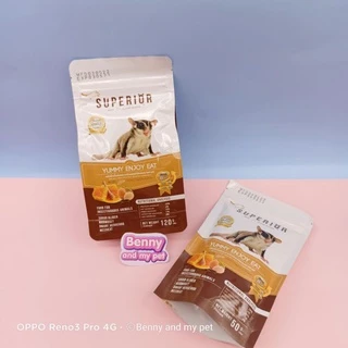 Superior Enjoy ซูพีเรีย อาหารเม็ด อาหาร อาหารชูก้า ชูการ์ไกลเดอร์ และสัตว์กินแมลงเม่นแคระ เมียร์แคท ลิงมาโมเสท
