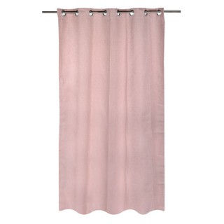 ผ้าม่านประตู ผ้าม่าน EYELET HOME LIVING STYLE PALE UV 135X220 ซม. สีชมพู ผ้าม่าน มู่ลี่ เฟอร์นิเจอร์ ของแต่งบ้าน CURTAIN