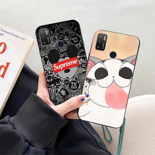 เคสป้องกันโทรศัพท์มือถือ ลายการ์ตูนปิกาจู พร้อมสายคล้อง สําหรับ Infinix Tecno Spark 4 5 6 7 Pro Air Spark5Air KD6 Spark4 KC2