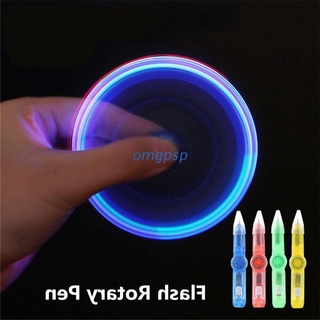 SPINNER ปากกาลูกลื่นมีไฟ Led เรืองแสงในที่มืดของเล่นบรรเทาความเครียด