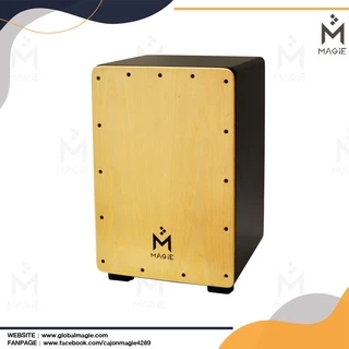 Magie Cajon Drum รุ่น MC38B กลองคาฮองนั่งตี มากี เครื่องดนตรี เครื่องเคาะจังหวะ กลองพกพา อคูสติก