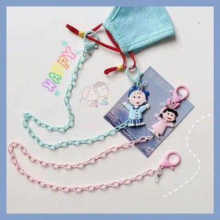 New creative candy color cartoon little boy acrylic necklace