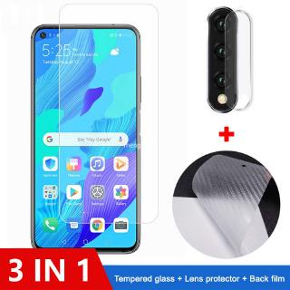 3-in-1 กระจกนิรภัยกันรอยหน้าจอ สําหรับ Huawei Nova5T Nova 7i 5T 5Z 5 Pro 4e 4 3i 3 2i 2 Lite