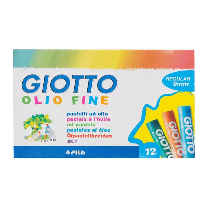 Giotto Olio Fine  สีชอล์คน้ำมันแท่งจัมโบ้ Oil Pastel 12/25/50  สี
