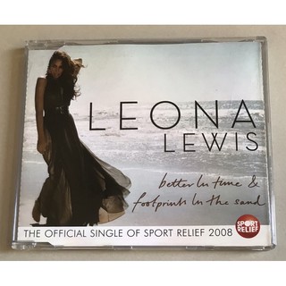 ซีดีซิงเกิ้ล ลิขสิทธิ์ มือ 2...199 บาท “Leona Lewis” ซิงเกิ้ล "Better in Time/Footprints in the Sand” แผ่น Made in EU