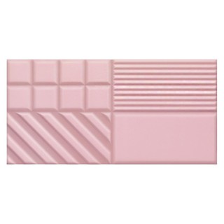 กระเบื้องผนัง 8X16 นิ้ว เอแคลร์ พริมโรส พิงค์ 1M2 WALL TILE 8X16 ECLAIR PRIMROSE PINK PM 1M2 ตกแต่งผนังห้องคุณด้วยกระเบ