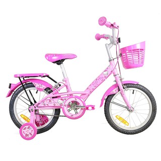 รถสี่ล้อเด็ก LA HELLO KITTY CD 16 นิ้ว สีชมพู จักรยานเด็ก จักรยาน กีฬาและฟิตเนส KID BIKE LA HELLO KITTY CD 16" PINK