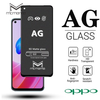 ฟิล์มกระจก ด้าน AG OPPO A58 A98 A78 A77s A17 A17K A95 A76 A77 A16 A16k A94 A74 A54 A57 A96 A15 A15s A3 A5s A5 A9 A31 A91 A92 A52 2020