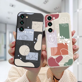 เคสแบบนิ่ม Samsung A52 A32 A12 A03 A51 A10S A50 A20S J2 J7 Prime A02S A20 A50S A10 A30S A52S A30 M12 M01S A125 F12 M10S M40S A515F A207F M02S A025 F02S M10 11 12 13  7 8 6 Plus บล็อกสี ศิลปะ เคสโทรศัพท์มือถือ เคสมือถือคู่รัก