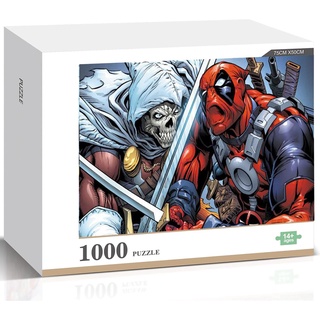 ขายดี จิ๊กซอว์ไม้ ลาย Marvel Movie Deadpool 1000 ชิ้น สําหรับตกแต่ง