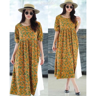 🌈🌿🌼🌺🌸🧡💖Floral Linen Maxi Dress