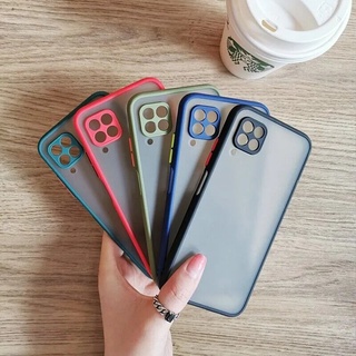 เคสกันกระแทก ขอบนิ่มหลังแข็ง เคสขอบสีหลังด้าน Realme C11 2021 C25 C25y C21y C15 C12 C21 C17 Realme8 ส่งจากไทย