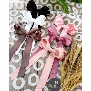 ริบบิ้นผ้าโพลี่เกาหลี (poly-cotton) เนื้อดี ทำโบว์สวย