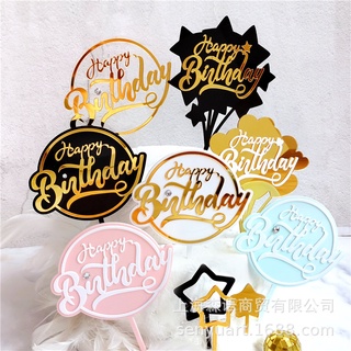 (พร้อมส่ง) ลูกโป่งอะคริลิค รูปตัวอักษร Love Star แฟนซี ประดับเพชร สําหรับตกแต่งเค้กวันเกิด