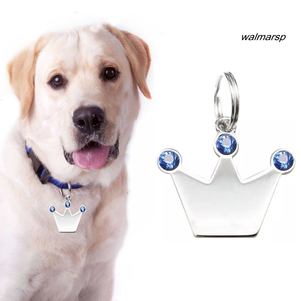 Rhinestones Pet Accessories Crystal Pendants For Dog Collar Charm Small Puppy Pe