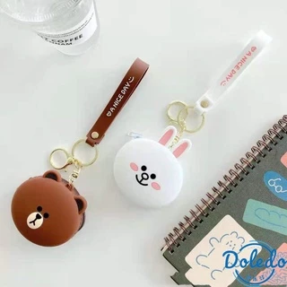 กระเป๋าใส่เหรียญและลิปสติกแบบมินิ ออกแบบเป็นรูปหมีน้ำตาล กันน้ำด้วยซิลิโคน สำหรับแฟนๆ มินเนี่ยนส์และมิกกี้เมาส์