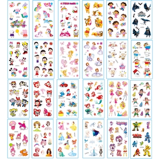สติกเกอร์แทททู ลายการ์ตูน สไตล์เกาหลี สำหรับตกแต่งร่างกาย ผู้หญิง