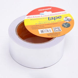 Aluminium Foil Tape 48mm x 30M เทปมิเนียม เทปอลูมิเนียม เทปอลูมิเนียมฟอยล์48mm x 30metres 1 ม้วน T0418