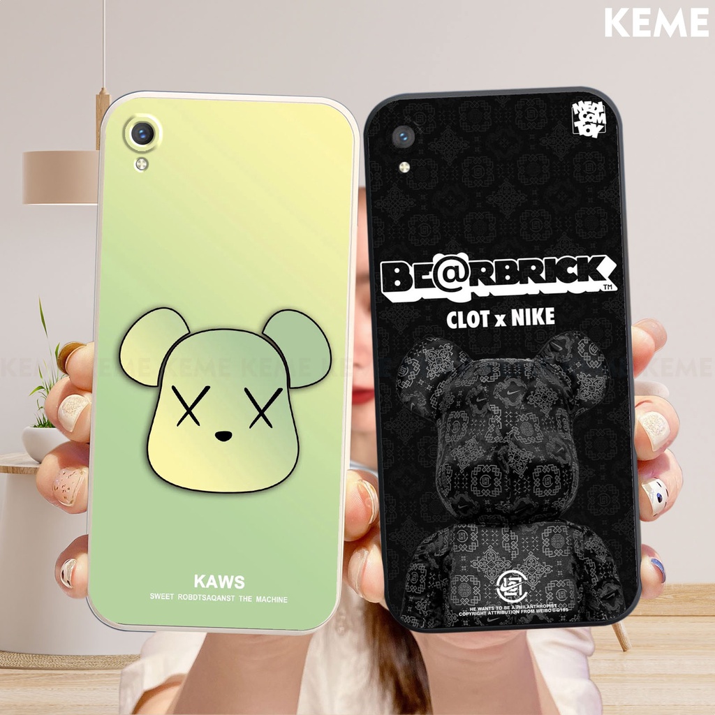 [ขอบเหลี่ยม][กันรอยกล้อง] เคส Oppo Neo 9 / A37 / A37f / A37fw / A37s พิมพ์ลาย Kaws และ Bearbrick