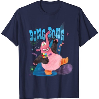 เสื้อยืดผ้าฝ้ายพรีเมี่ยม เสื้อยืด พิมพ์ลายดิสนีย์ Pixars Inside Out Bing Bong Show