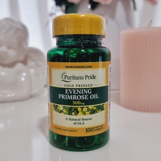 Evening Primrose Oil 500mg จากอเมริกา
100เม็ดซอฟเจล