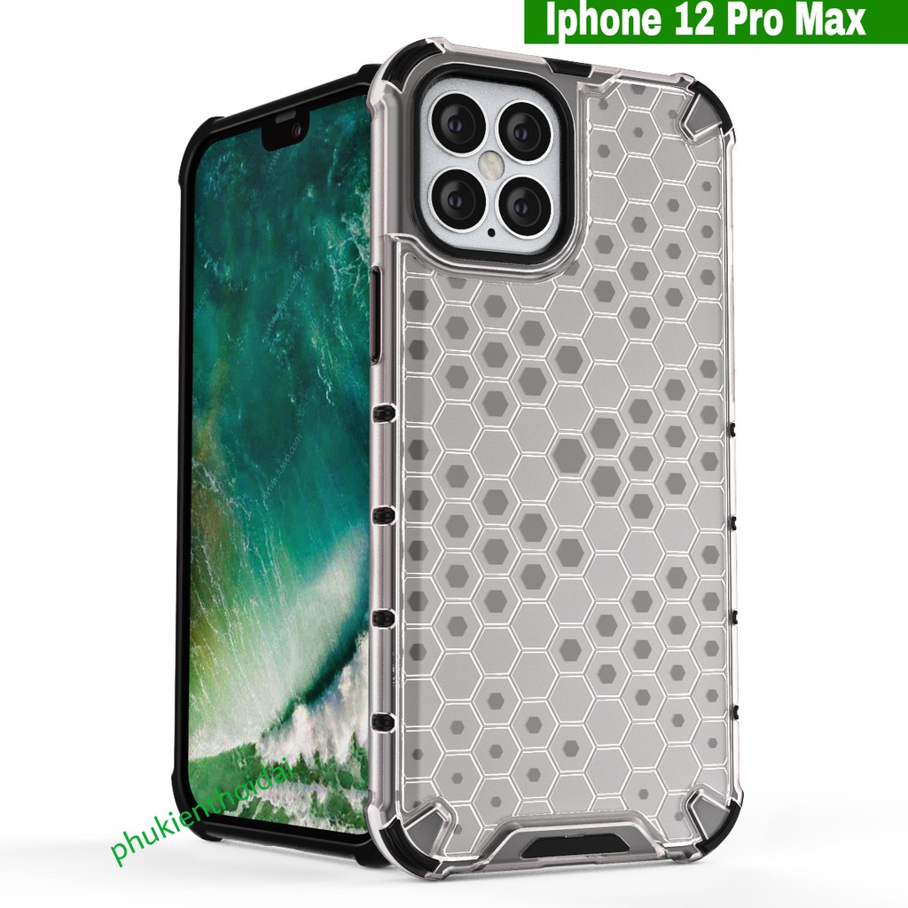 เคส Iphone 12 Pro Max Honeycomb พร ้ อมความต ้ านทานแรงกระแทกที ่ แข ็ งแกร ่ ง สไตล ์ UAG