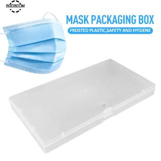 【Available】【Fast】 Frosted Plastic Box Mask Packaging Box Component Storage Box 【BooBoom】หน้ากากเกาหลี