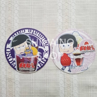 Osomatsu san แผ่นรองแก้ว ที่รองแก้ว Coaster Animate Cafe Ichimatsu Todomatsu