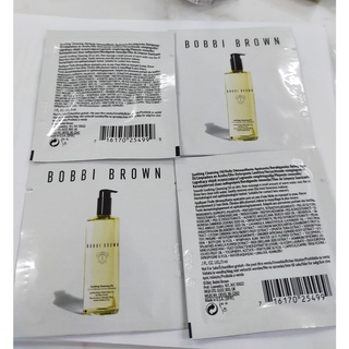 ซอง 3ml Bobbi Brown Soothing Cleansing Oil ขนาด 3ml. ขจัดสิ่งสกปรก เครื่องสำอาง ออกจากใบหน้า สะอาดหมดจด คลีนซิ่งออย ซอง