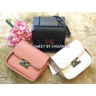 CHARLES &amp; KEITH PUSHLOCK CROSSBODY BAG