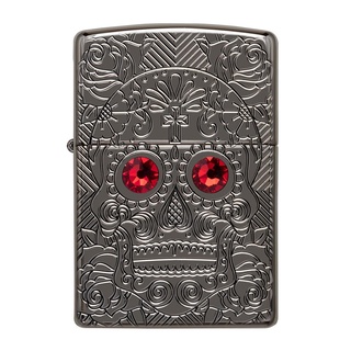 Zippo ไฟแช็กรุ่น 49300 Armor Crystal Skull ของแท้ รับประกันตลอดชีวิต นำเข้าและจำหน่ายโดยตัวแทนจำหน่าย