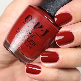 พร้อมส่ง OPI - I Love You Just Be-cusco (NLP39) ยาทาเล็บ แดงสดใสอันเดอร์โทนส้มและน้ำตาลนิดๆ แอบเปลวิทเทอร์ แท้ 100%