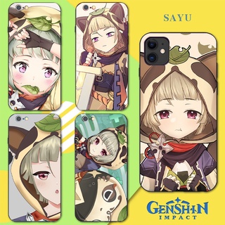 [COD+ READY STOCK]Sayu stickers gift 原神 mobile phone case Genshin impact game Figure action silhouette tempered glass/liquid silicone phone shell applicable to more than 200 mobile phone models iphone 12 case