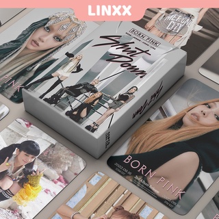 Linxx โปสการ์ด อัลบั้มรูป LISA ROSE JENNIE JISOO Shut Down Kpop 55 ชิ้น