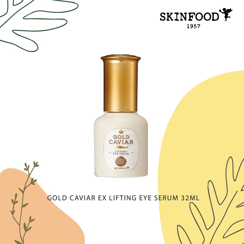 [Skinfood] GOLD CAVIAR EX LIFTING EYE SERUM(32ml) Shopee Thailand