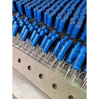 แพ็ค5ตัว 47uf25v capacitor ตัวเก็บประจุ C 2ขา